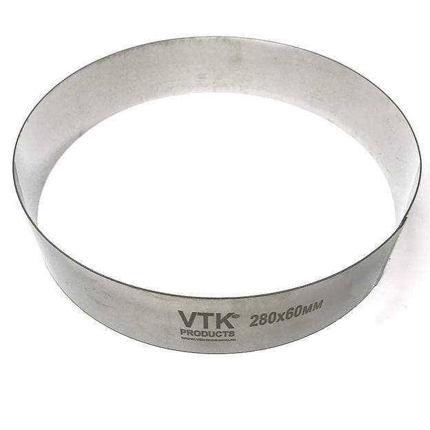 Форма для выпечки и заморозки Кольцо диаметр 280 мм высота 60 мм фото 1