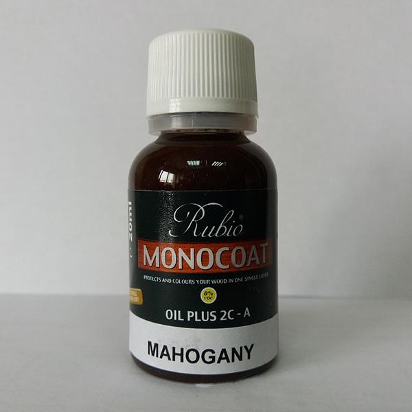Масло Rubio Monocoat Oil Plus 2C component A, Mahogany, 20 ml фото 1