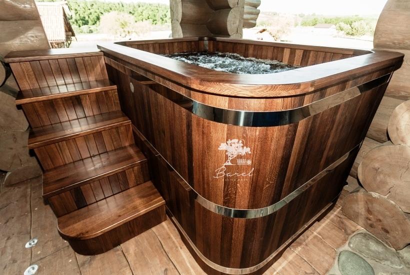 Купель деревянная прямоугольная №2 фото 4