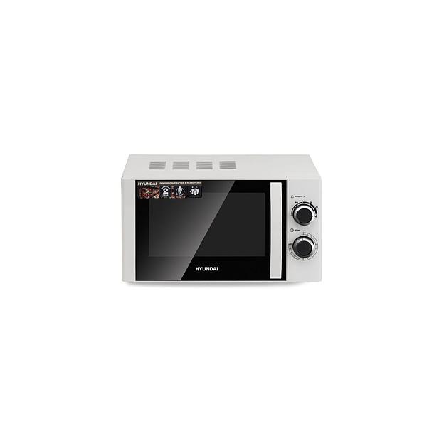 Микроволновая печь Hyundai HYM-M2043, 700Вт, 20л, белый /черный фото 1