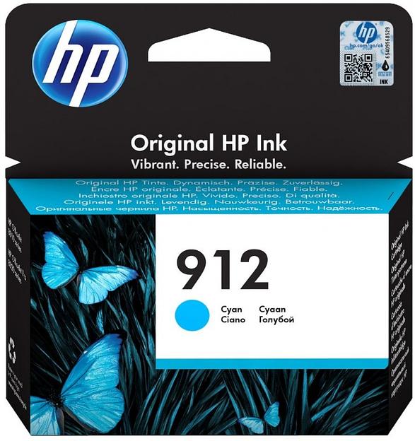 Картридж струйный HP 912 3YL77AE голубой (315стр.) для HP OfficeJet 801x/802x фото 1