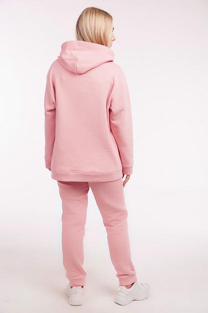 Костюм футер 3-х нитка с начесом 3128/27/Нежно-розовый фото 3