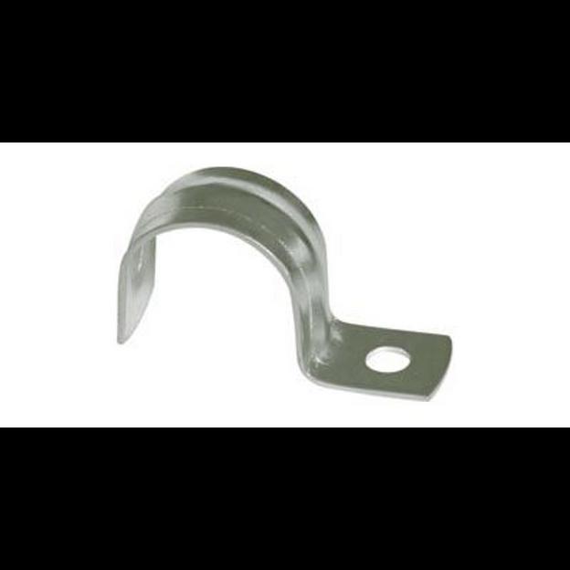 Скоба металлическая однолапковая с внутр. d 48-50 мм фото 1