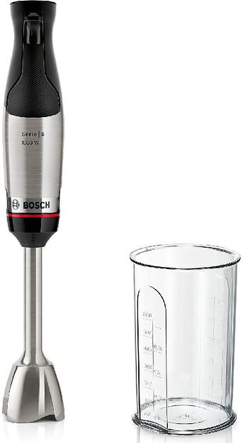 Блендер погружной Bosch MSM6M610 1000Вт нержавеющая сталь/черный фото 1