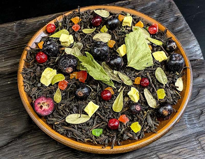 Авторский чай «Альпийский со смородиной» ОПТ фото 1