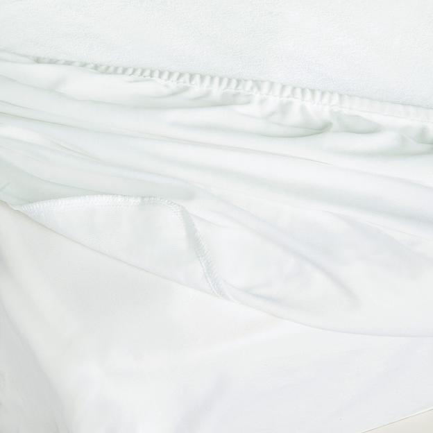 Простынь-чехол махровая с мембраной ОПТ фото 2