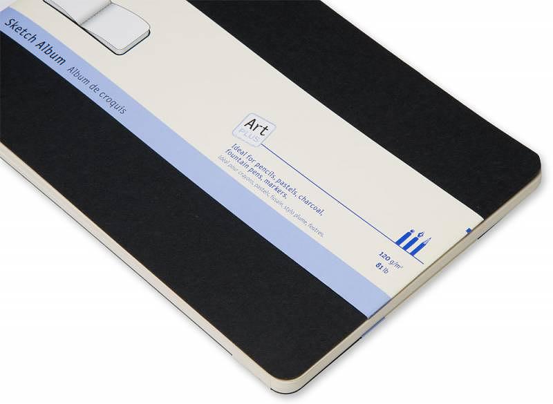 Блокнот для рисования Moleskine ART CAHIER SKETCH ALBUM ARTSKA3 Large 130х210мм обложка картон 88стр. черный фото 5