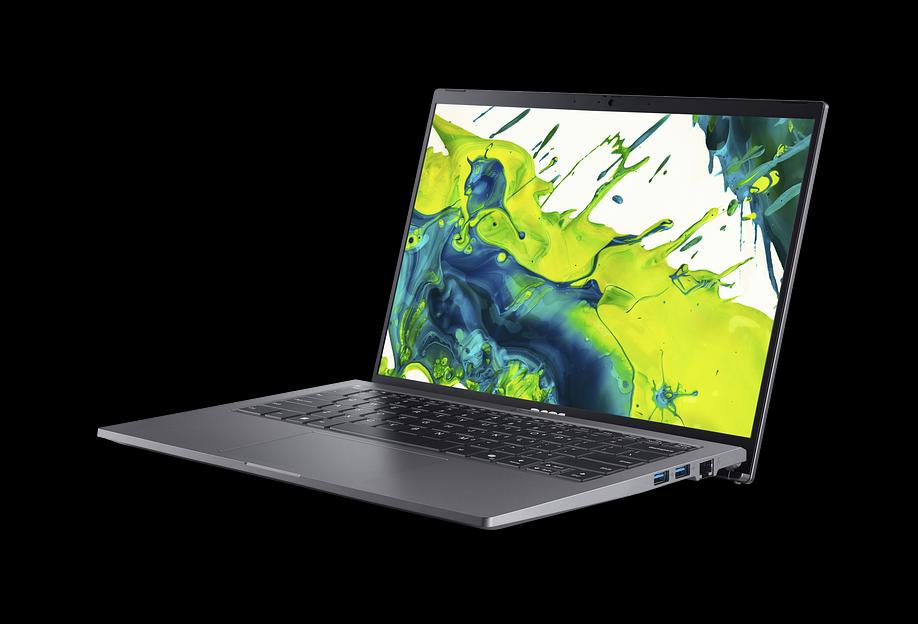 Aspire Go 14 14" WUXGA 1920x1200 Non-glare IPS / 1200:1 / 300 nit / sRGB 100% Intel® Core™ Ultra 7 processor 155H UMA 16 GB DDR5 Memory 512GB PCIe NVMe SSD Iron Metal Top Cover None(Boot-up only) фото 9