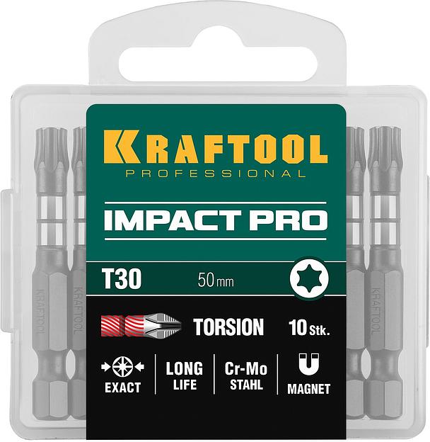 KRAFTOOL Impact TX30, 50 мм, 10 шт, ударные биты (26195-30-50-S10) фото 5