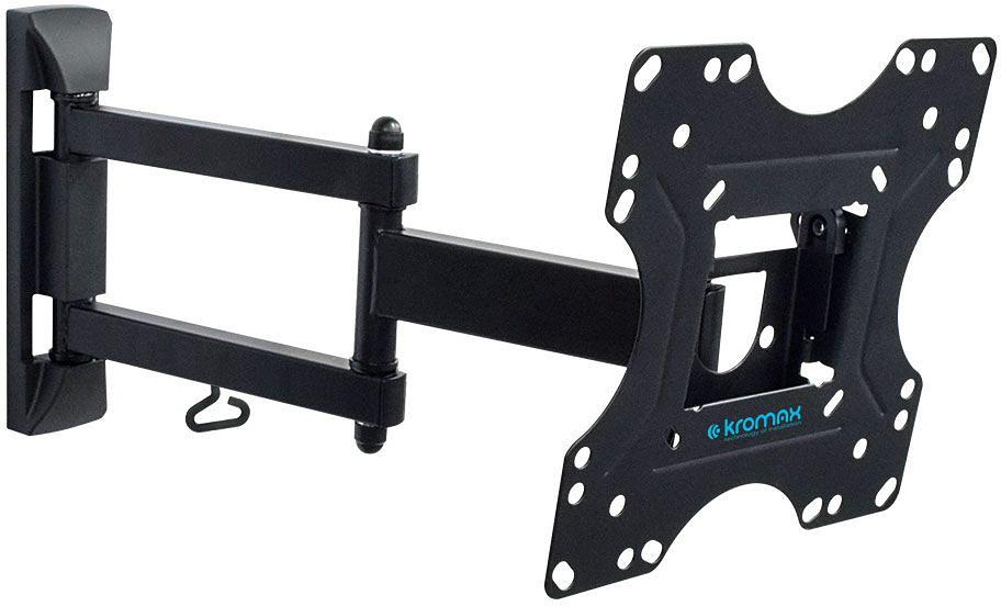 Кронштейн для телевизора Kromax OPTIMA-214 черный 20"-43" макс.30кг настенный поворотно-выдвижной и наклонный фото 1