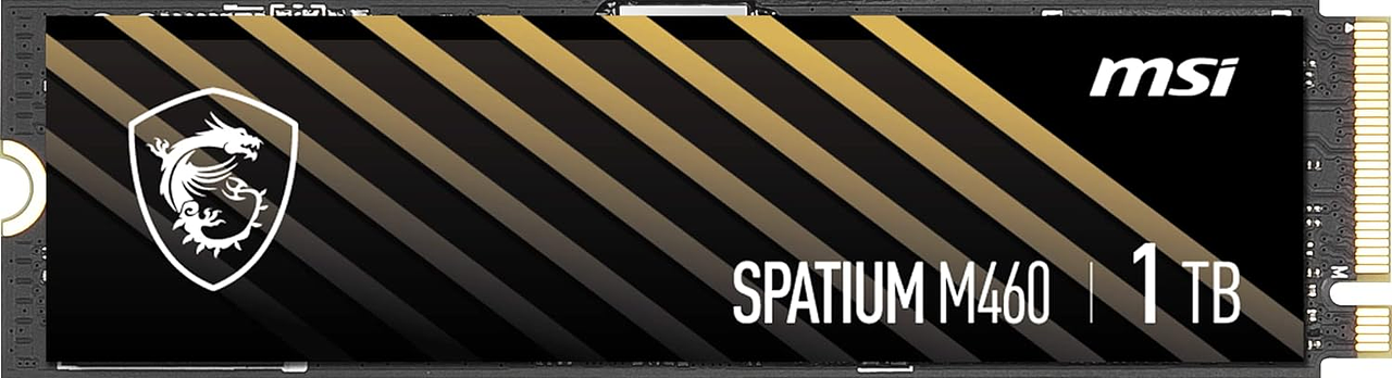 Твердотельный накопитель 1000Gb SSD MSI SPATIUM M460 M.2 фото 1