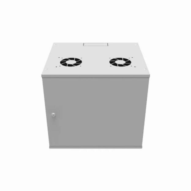 Шкаф телекоммуникационный настенный 9U, 523х450х465мм серия LITE (металлическая дверь) фото 2