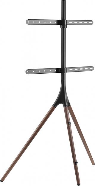 Подставка для телевизора Cactus CS-ST1246BKWN, 45-65", напольный, черный / орех фото 4