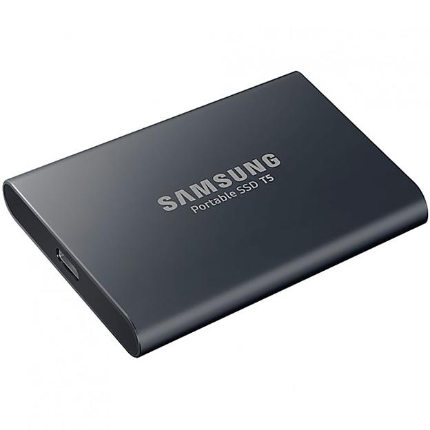 Накопитель SSD Samsung USB-C 1Tb MU-PA1T0B/WW T5 1.8" черный фото 1