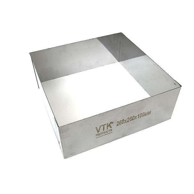 Форма для выпечки и заморозки Квадрат 260х260 мм высота 100 мм  фото 1