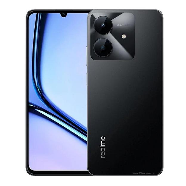 Смартфон Realme RMX3938 Note 60х 128Gb 4Gb черный моноблок 3G 4G 2Sim 6.74" 720x1600 Android 14 8Mpix 802.11 a/b/g/n/ac GPS GSM900/1800 GSM1900 A-GPS microSD max2048Gb фото 1