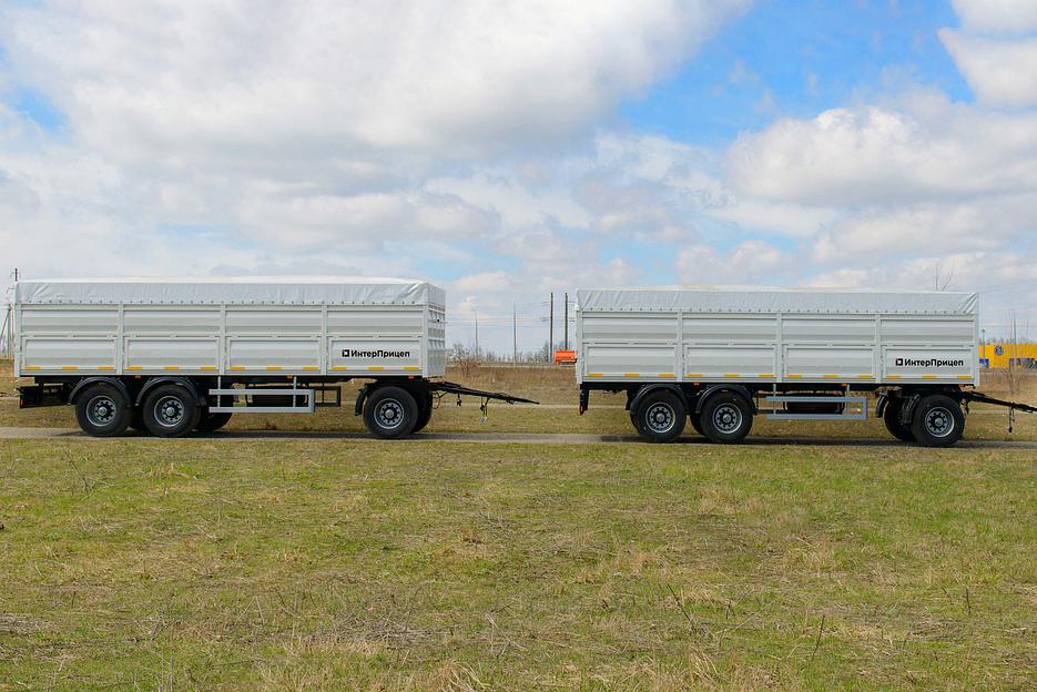 Прицеп зерновоз трехосный фото 9