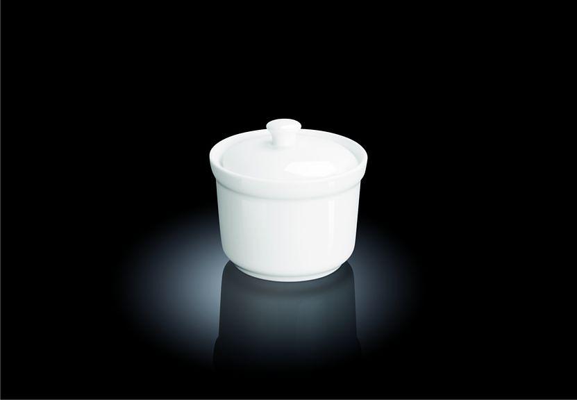 Бульонница 250 мл. б/ручек с крышкой Wilmax (блюдце 996100) /6/36/ фото 1