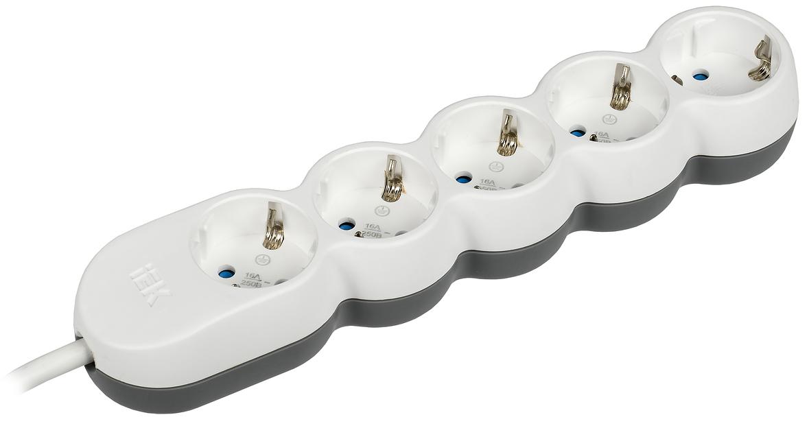 Iek WYP53-16-05-D15-Z Удлинитель У05 5 мест 2P+PE/1,5м 3х1,5мм2 16А/250В UNO фото 1