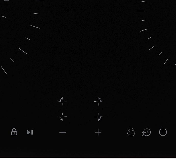 Варочная поверхность Krona 60 BL 1DZTK черный фото 4
