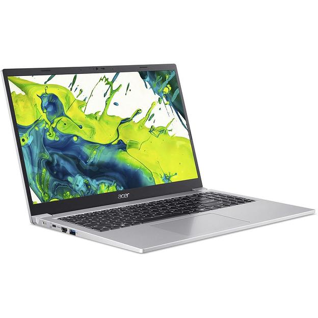 Ноутбук Acer Aspire Lite 15 AL15-36P-C9XQ Intel Core N150/8Gb/SSD256Gb/15.6"/IPS/FHD/1920x1080/60Hz/NoOS/Silver (NX.DGJCD.004) фото 2