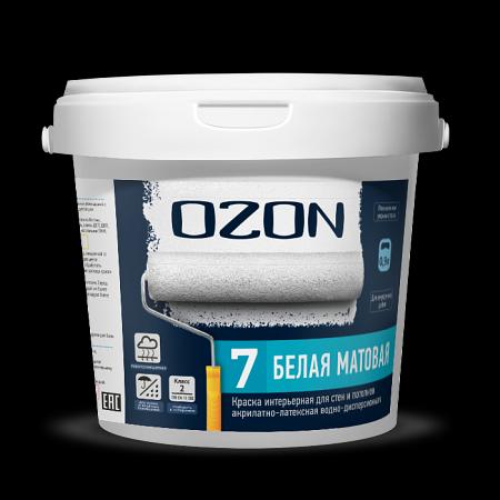 Краска интерьерная акрилатно-латексная матовая OZON-7 ВД-АК-233А-1,3 А опт фото 1