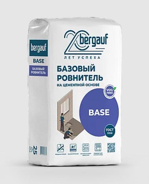 Базовый ровнитель на цементной основе Bergauf «Base» 25 кг ОПТ фото 1