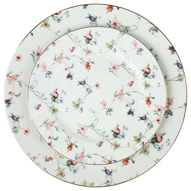 Столовый сервиз Lepard Луговые цветы 6 персон 12 предметов фото 1