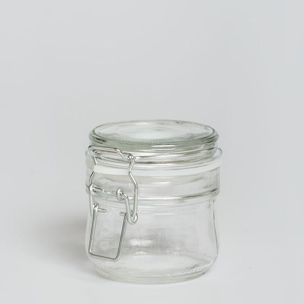 Банка для подачи 250 мл. d=80 мм. h=85 мм. с крышкой с бугельным замком /1/36/ фото 1