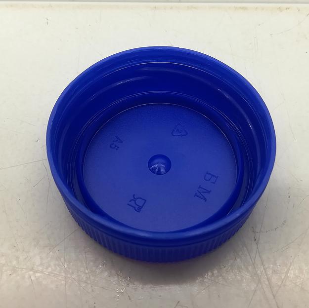 Колпачек 38 мм синий низкий (ПЭТ 4,25л) фото 3