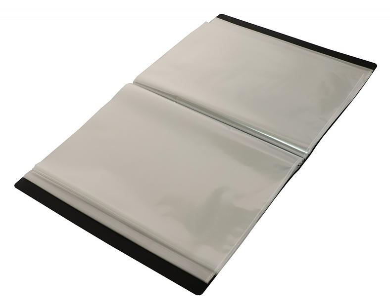 Папка с 80 прозр.вклад. Бюрократ DeLuxe DLVBOX80BBERRY A4 пластик 0.7мм черничный в коробе фото 3