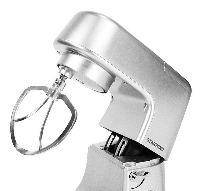 Миксер планетарный Starwind SPM8183 1600Вт серебристый фото 5