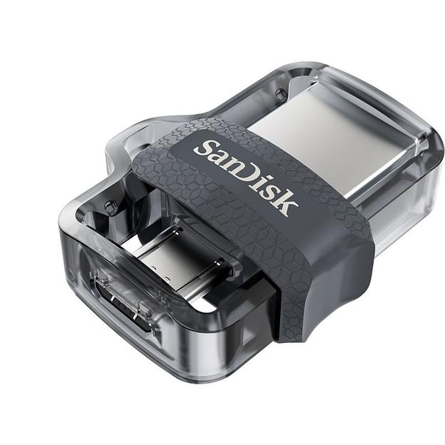 Флеш Диск Sandisk 64Gb Ultra Dual SDDD3-064G-G46 USB3.0 черный фото 1