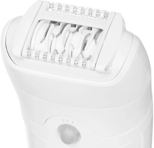 Эпилятор Braun SE5-050 скор.:2 насад.:4 от электр.сети от аккум. белый/розовый фото 5