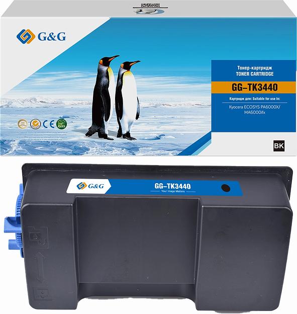 Картридж лазерный G&G GG-TK3440 TK-3440 черный (40000стр.) для Kyocera ECOSYS PA6000X/MA6000ifx фото 1