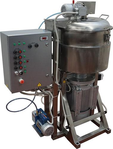 Куттер (вакуумный, регулируемый, с подогревом, механизированными мешалкой и выгрузкой) ИПКС-032-80РП(Н) фото 1