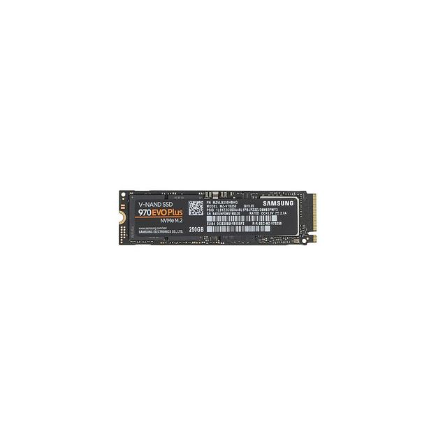 SSD накопитель Samsung 970 EVO Plus MZ-V7S250BW 250ГБ, M.2 2280, PCIe 3.0 x4, NVMe, M.2 фото 1