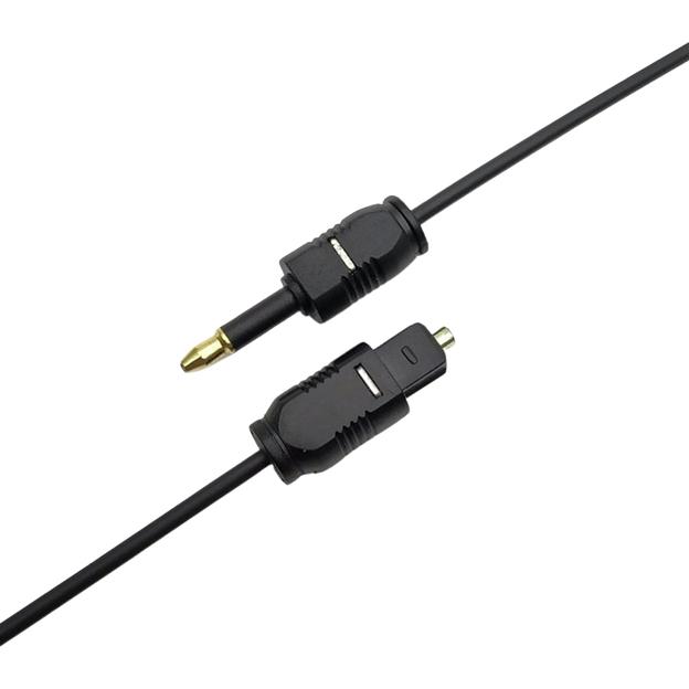 Оптический кабель (Toslink)-M -- >(Toslink)-miniM,2m, Telecom VCOM Кабель Telecom Toslink (m)/Toslink mini (m) - 2 м (TOC2023-2M) фото 4