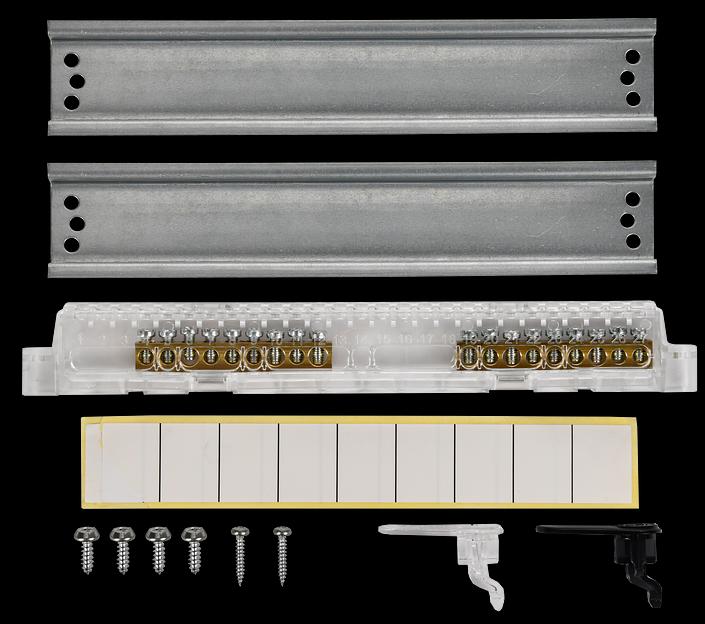 Корпус пластиковый ЩРН-П-18 IP41 черн. прозр. дверь UNION Compact IEK UIC-KP12-N-18-41-K01 фото 2