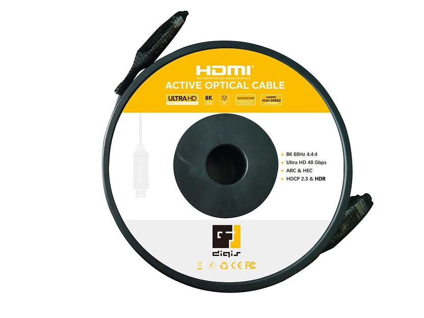 Оптический HDMI кабель Digis DSM-CH25-8K-AOC фото 3