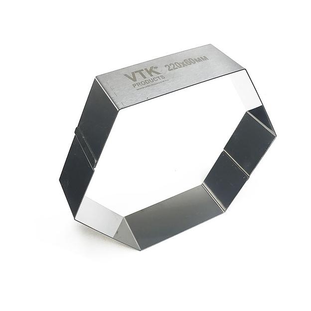 Форма-резак шестигранник 220х60 мм фото 1