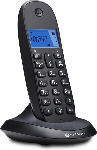 Р/Телефон Dect Motorola C1001СB+ черный АОН фото 2