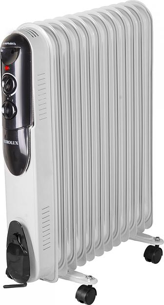 Радиатор масляный Eurolux ОМПТ-EU-12Н 2500Вт белый фото 1