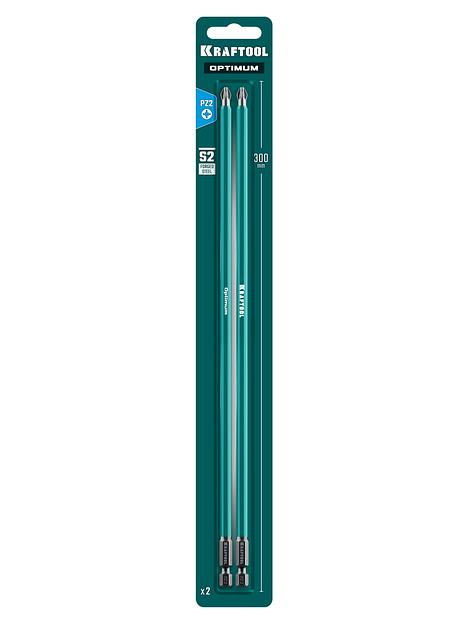 KRAFTOOL OPTIMUM PZ 2, 300 мм, 2 шт, биты (26124-2-300-2) фото 2