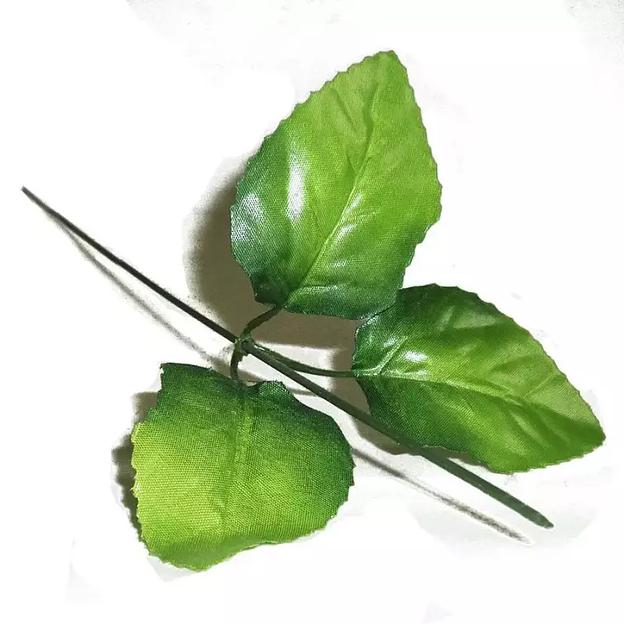 Стебель с тройным листом яблони 42см 107-044 1/30 фото 2