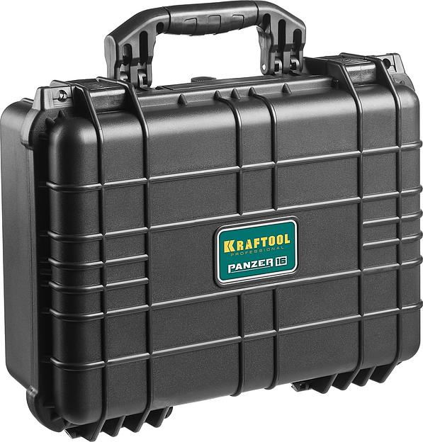 KRAFTOOL PANZER-16, 400 х 330 х 170 мм, (16″), IP55, ударопрочный пластиковый ящик (38251-16) фото 1