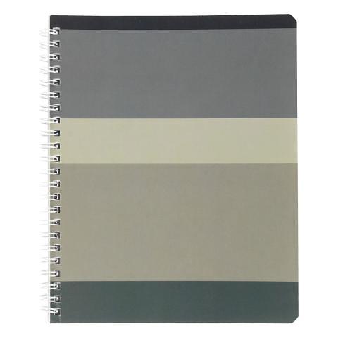 Тетрадь общая на спирали А5, 96 л., клетка, Мультитон, т.серый/св.серый, SVT_960121_03, SVETOCH фото 1