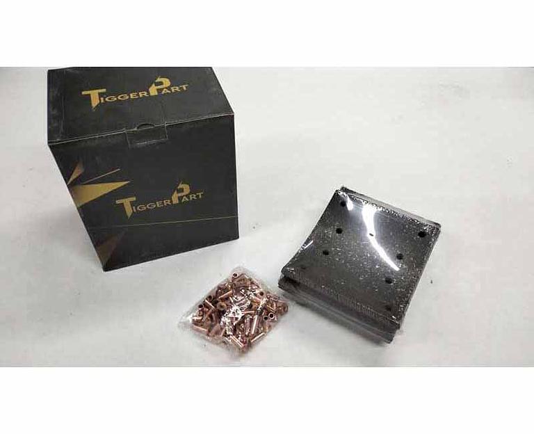 Накладка тормозная передняя F3000 10 отверстий 81.50221.0540 TiggerPart фото 2