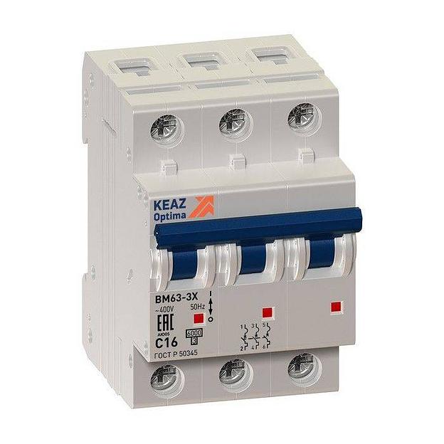 Выключатель нагрузки модульный OptiDin BM63P-363-УХЛ3 фото 1