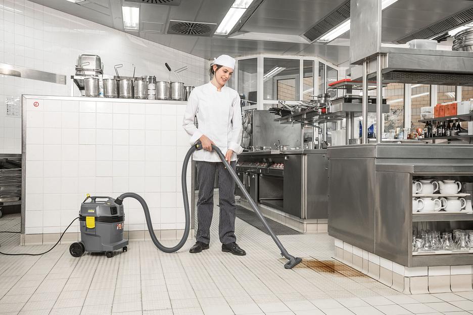Строительный пылесос Karcher NT 22/1 Ap Te 1300Вт (уборка: сухая/влажная) серый фото 4